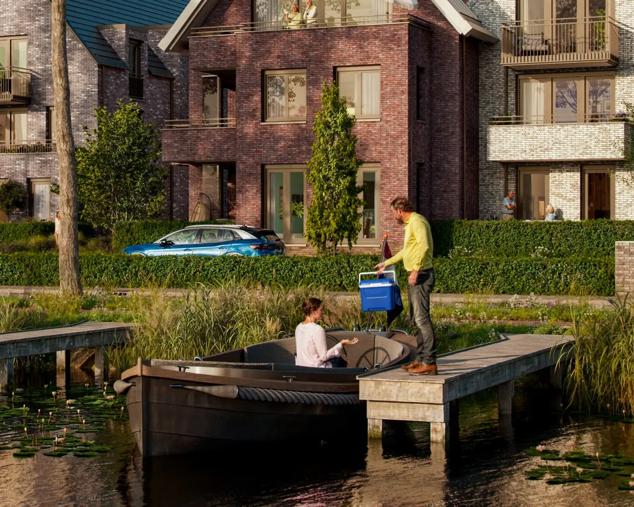 Eigen aanlegsteiger Reeuwijkse plassen