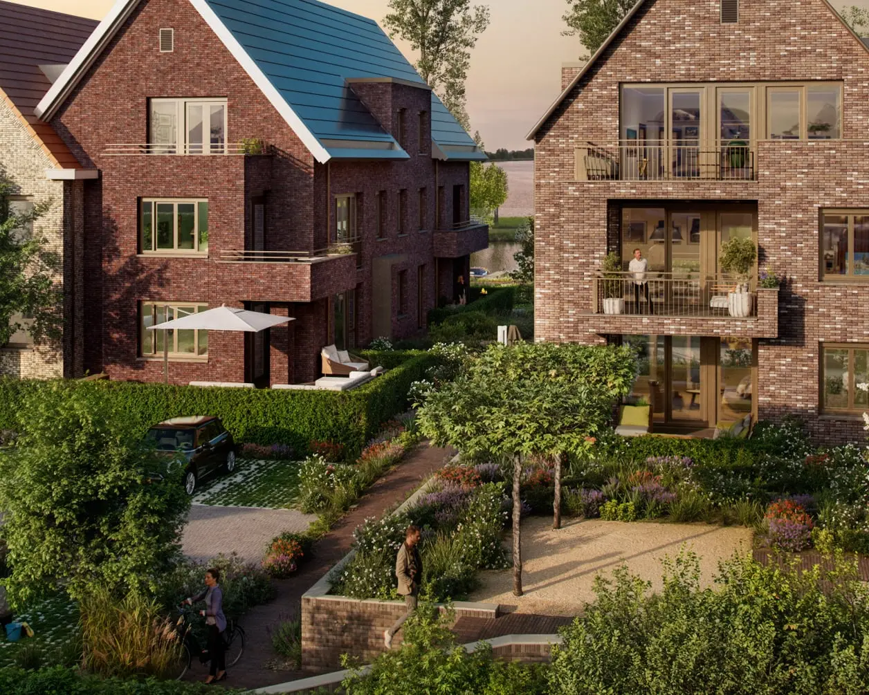 Appartementen tuin prive parkeren